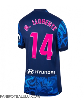 Atletico Madrid Marcos Llorente #14 Tricou Fotbal Replică 2024-25 Femei Treilea